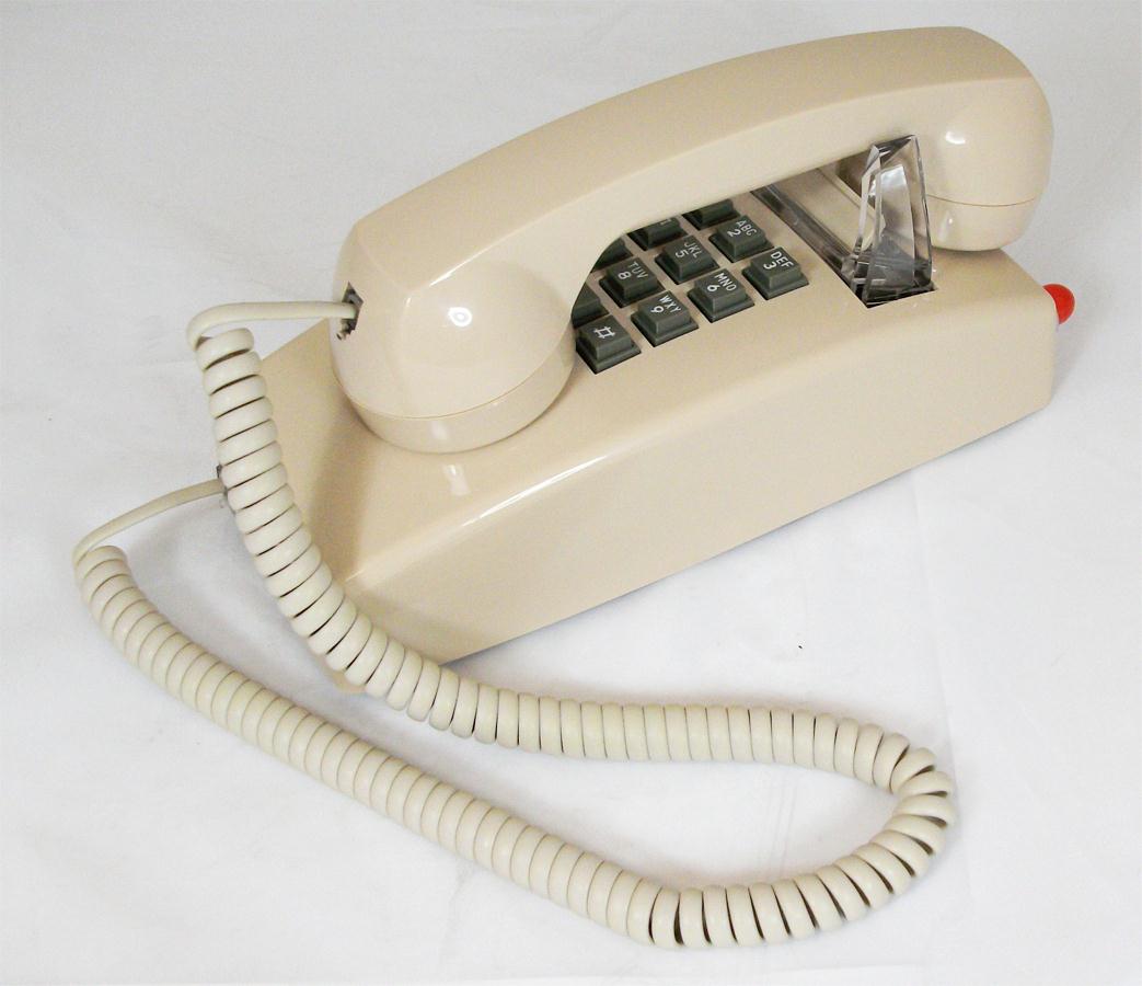 Cortelco 2554 Series Single-Line Analog Wall Telephone – Ash & Message Waiting Light (255444-VBA-27MD) 255444-VBA-27MD - The Telecom Spot