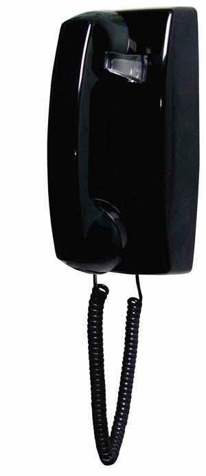 Cortelco 255400 - VBA - NDL Black wall no dial ITT-2554NDL-BK - The Telecom Spot