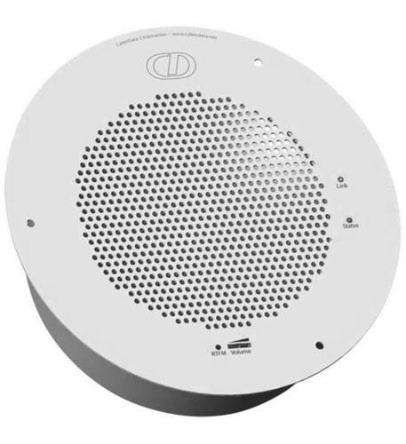 Cyberdata 011394 SIP-enabled IP Ceiling Speaker - RAL 9003 Signal White - Open Box 011394-OB - The Telecom Spot