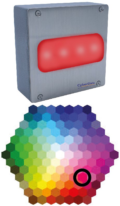 Cyberdata 011489 InformaCast Enabled Outdoor RGB (Multi-Color) Strobe 011489 - The Telecom Spot