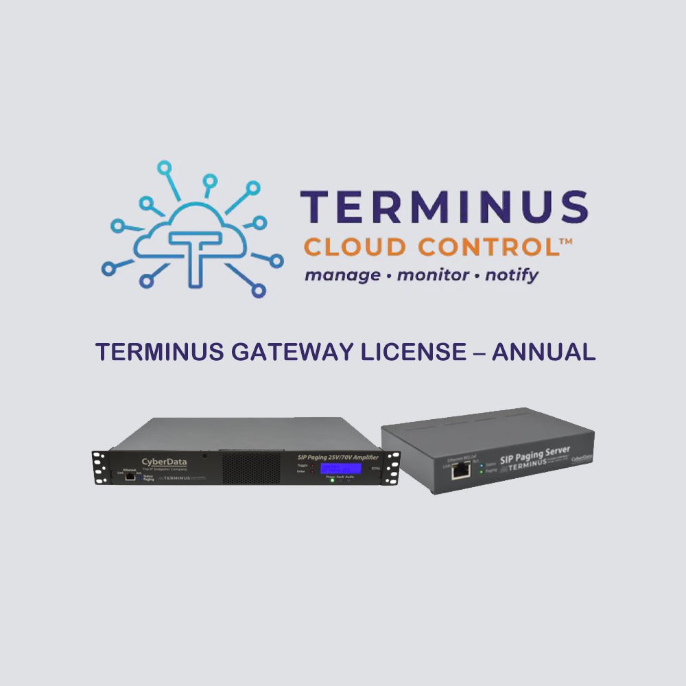 CyberData 015100 Terminus Gateway License – Annual 015100 - The Telecom Spot