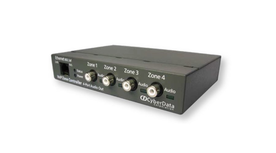 Cyberdata SIP Paging Zone Controller with 4-Port Audio Out 011171 - The Telecom Spot