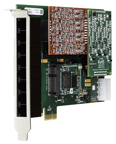 Digium 1A8B03F PCI-E Card - 8 FXO - Echo Cancellation 1A8B03F - The Telecom Spot