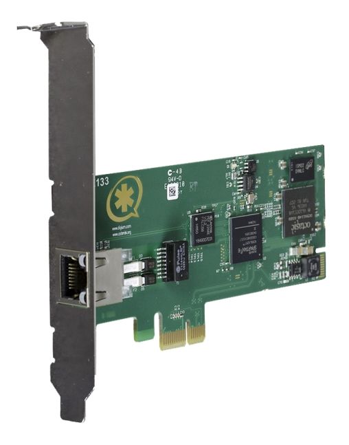 Digium 1TE133F Single T1 PCIe Card with Echo Cancellation - Open Box 1TE133F-OB - The Telecom Spot