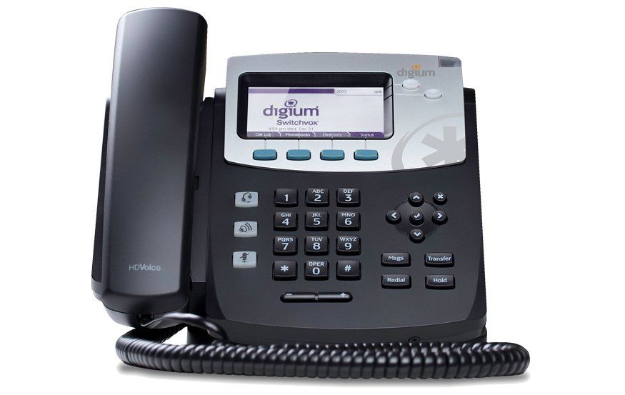 Digium D40 2-Line SIP Phone - Icon Keys 1TELD041LF - The Telecom Spot