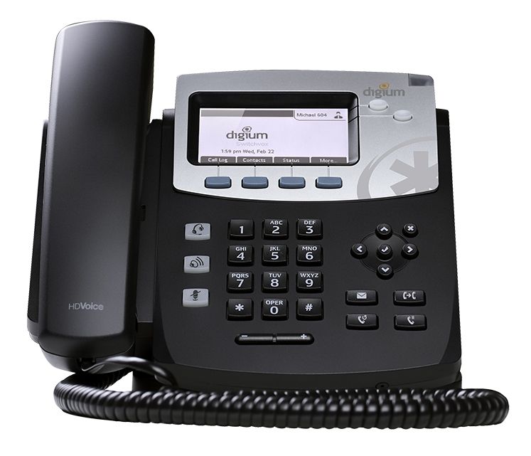 Digium D45 2-line SIP Phone - Icon Keys 1TELD045LF - The Telecom Spot
