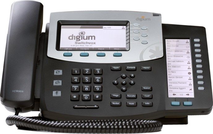 Digium D70 6-Line SIP Phone - Icon Keys 1TELD071LF - The Telecom Spot