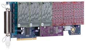 Digium, Inc. 24 Port Modular Analog PCI 3.3/5.0V Card No Interfaces & HW Echo Can 1TDM2400ELF - The Telecom Spot