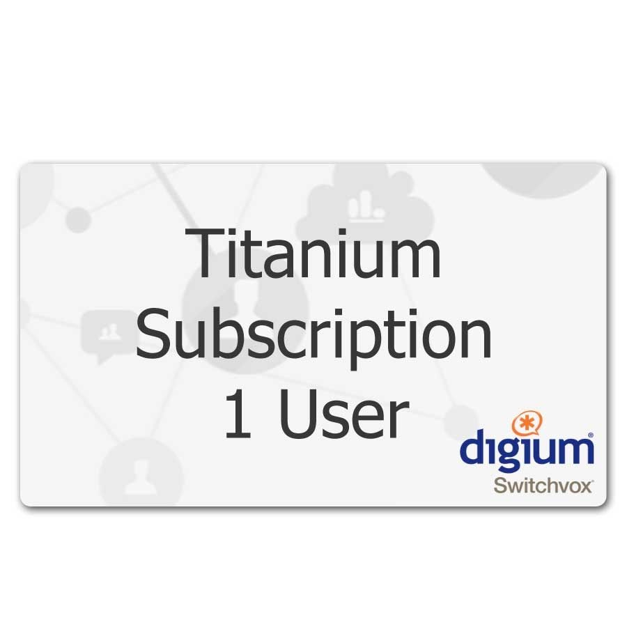 Digium Switchvox 1 User w/1 Year Titanium Support and Maintenance 1SWXTSUB1 - The Telecom Spot
