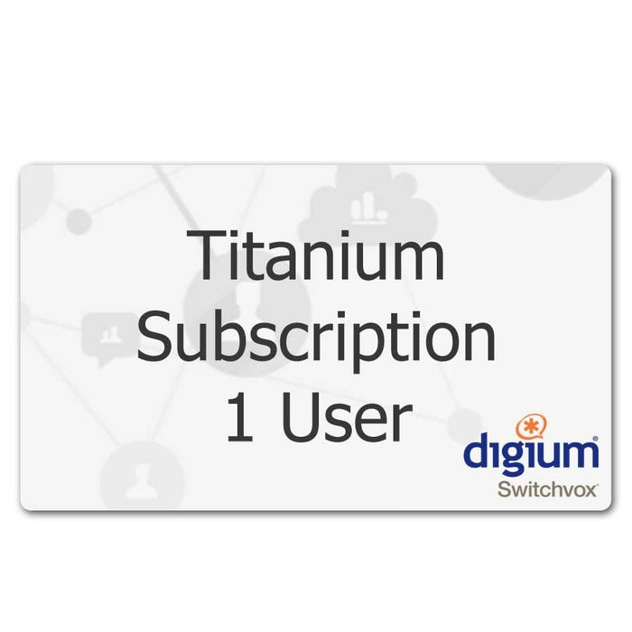 Digium Switchvox 1 User w/1 Year Titanium Support and Maintenance ...