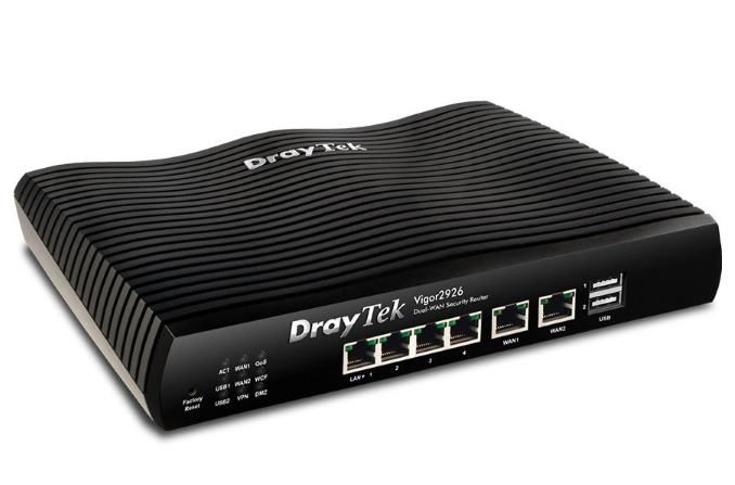 Draytek Vigor 2926 Dual-WAN Router Vigor2926 - The Telecom Spot