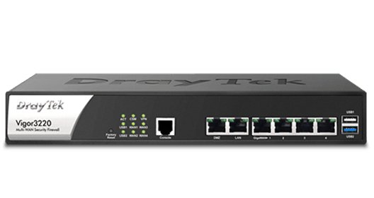 DrayTek Vigor3220 Quad-WAN Router/VPN Router Vigor3220 - The Telecom Spot