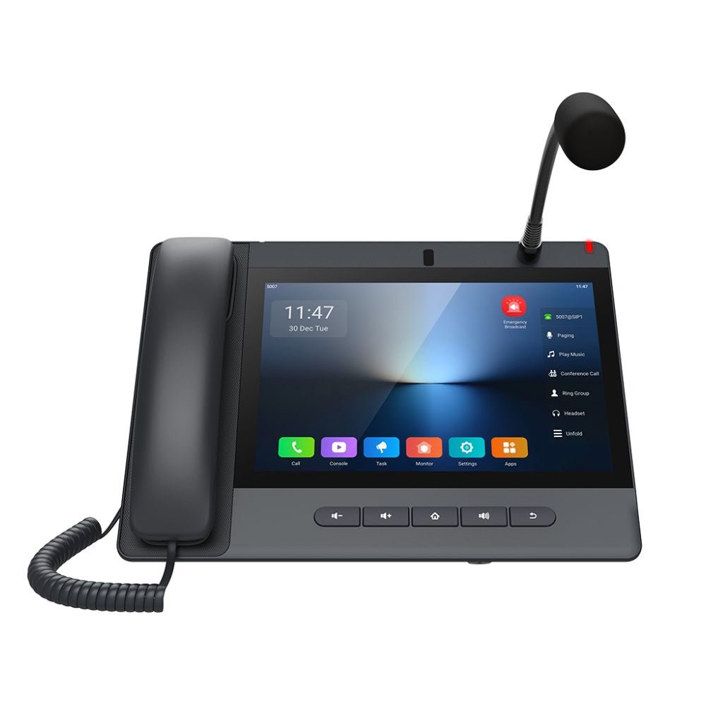 Fanvil A330i Touch Screen Android Console IP Video Phone – 10.1" 1280x800 Touchscreen, 13MP Camera & Gooseneck Mic for Enterprise Command Centers & Dispatch A330i - The Telecom Spot