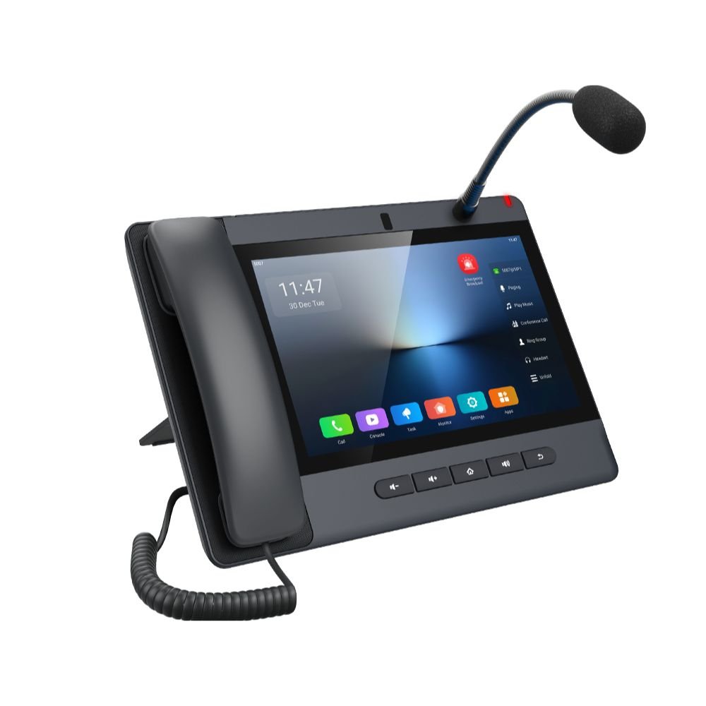 Fanvil A330i Touch Screen Android Console IP Video Phone – 10.1" 1280x800 Touchscreen, 13MP Camera & Gooseneck Mic for Enterprise Command Centers & Dispatch A330i - The Telecom Spot