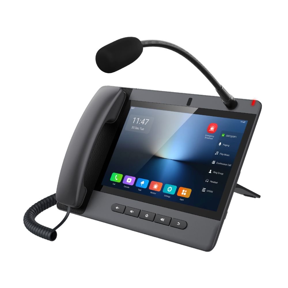 Fanvil A330i Touch Screen Android Console IP Video Phone – 10.1" 1280x800 Touchscreen, 13MP Camera & Gooseneck Mic for Enterprise Command Centers & Dispatch A330i - The Telecom Spot