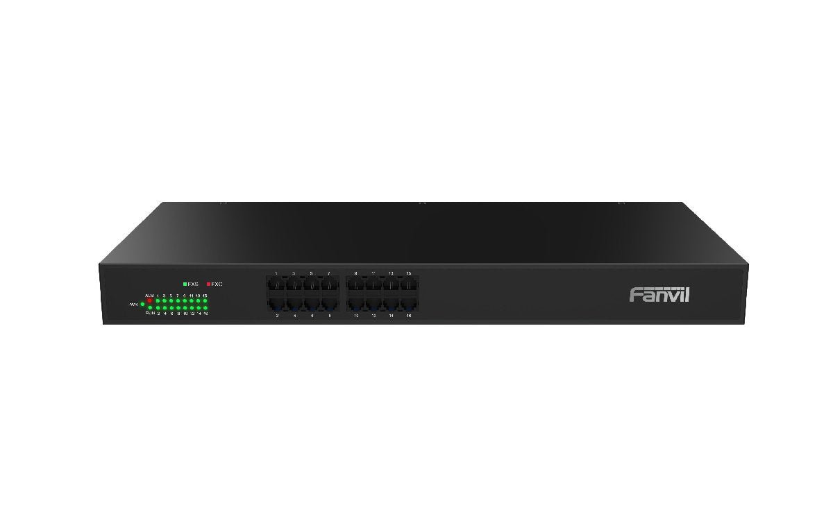 Fanvil GA100 - 16 16 - Port FXS VoIP Gateway – RJ11 FXS with Hardware Echo Cancellation for Analog to VoIP Migration in Enterprises GA100-16 - The Telecom Spot