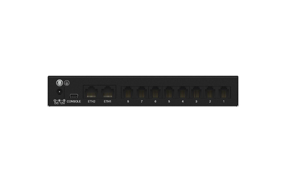 Fanvil GA100 - 8 8 - Port FXS VoIP Gateway – RJ11 FXS with Echo Cancellation & Dual Ethernet for Analog Phones, Fax & POS to VoIP Integration GA100-8 - The Telecom Spot