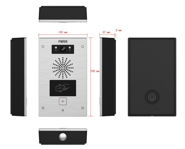 Fanvil i32v SIP Video Door Phone i32v - The Telecom Spot