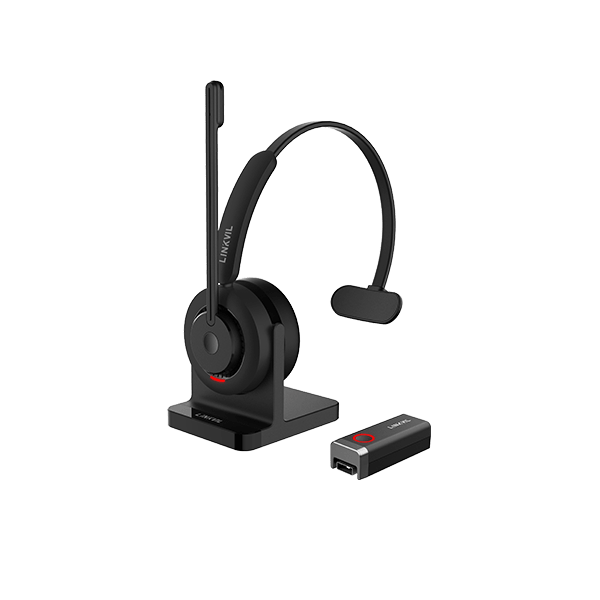 Fanvil LINKVIL DH301D DECT Wireless Headset – Dual DECT Bluetooth AI Noise Cancelling for Hybrid Work DH301D - The Telecom Spot