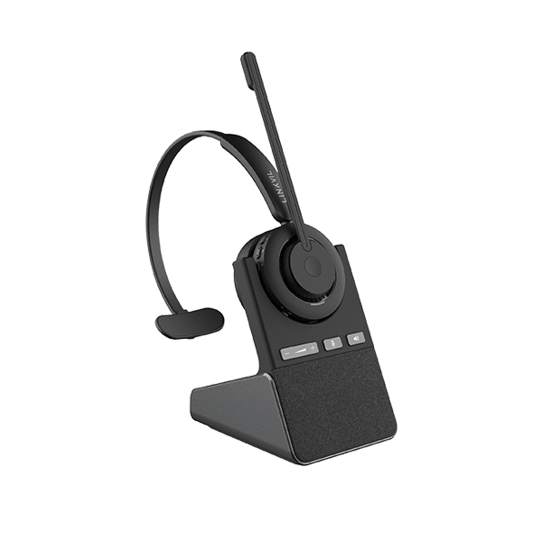 Fanvil LINKVIL DH301D Pro DECT Wireless Headset – AI Noise Cancelling & Speaker Base for Hybrid Work Professionals DH301D-Pro - The Telecom Spot