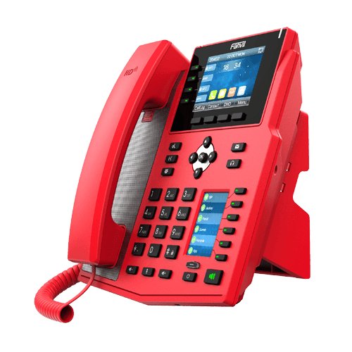 Fanvil X5U-R-V1 Red IP Phone X5U-R-V1 - The Telecom Spot
