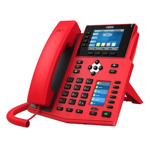 Fanvil X5U-R-V2 Red IP Phone X5U-R-V2 - The Telecom Spot