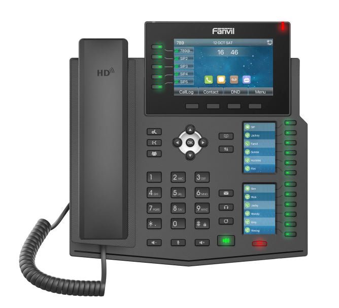 Fanvil X6U-V1 Enterprise IP Phone X6U-V1 - The Telecom Spot