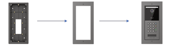 Grandstream GDS3725/GDS3726 In - Wall Mounting Kit (GDS372X - FM) GDS372X-FM - The Telecom Spot