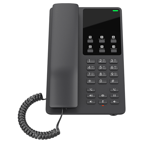 Grandstream GHP621W Wi-Fi Hotel IP Phone (Black) GHP621W - The Telecom Spot