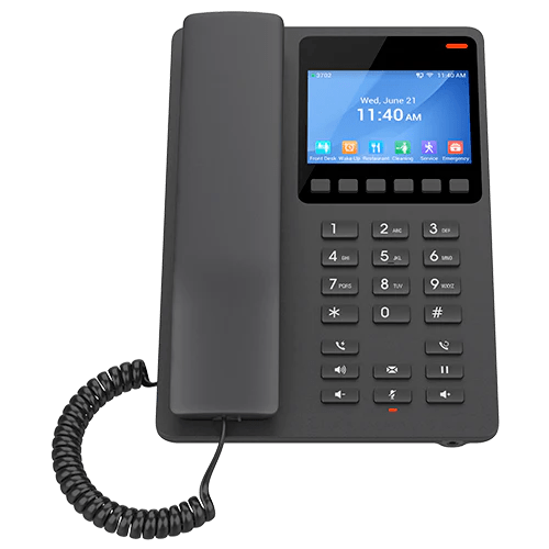 Grandstream GHP631 Hotel IP Phone (Black) GHP631 - The Telecom Spot