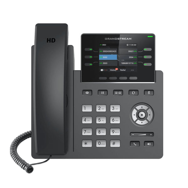 Grandstream GRP2613 IP Phone | Dual Gigabit PoE & 4 SIP Accounts