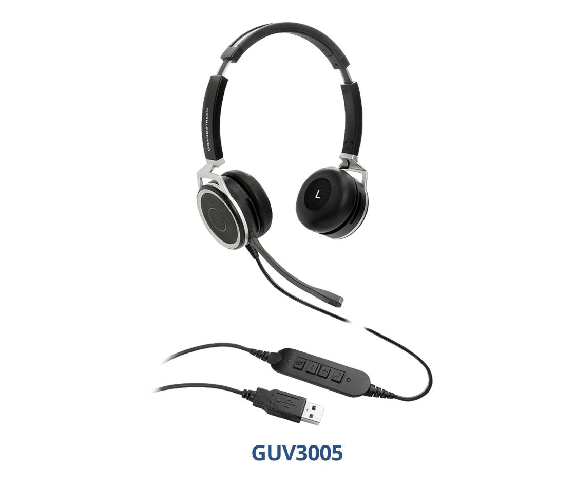 Grandstream GUV3005 HD Stereo USB-A Headset GUV3005 - The Telecom Spot