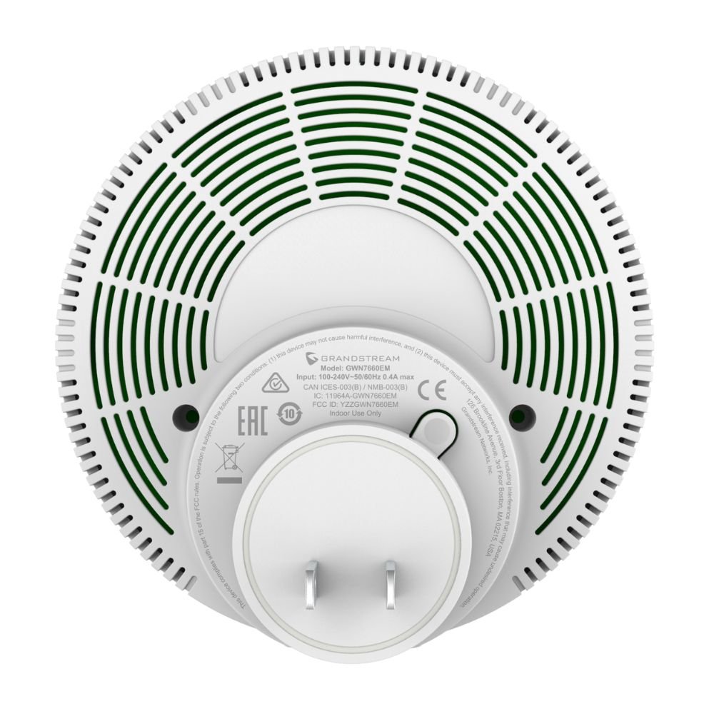 Grandstream GWN7660EM Pluggable Wi - Fi 6 Access Point & Extender GWN7660EM - The Telecom Spot