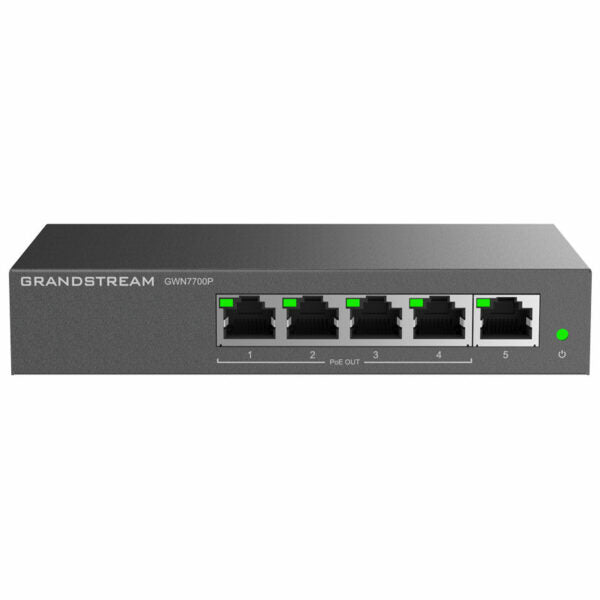 Grandstream GWN7700P Unmanaged PoE Switch GWN7700P - The Telecom Spot