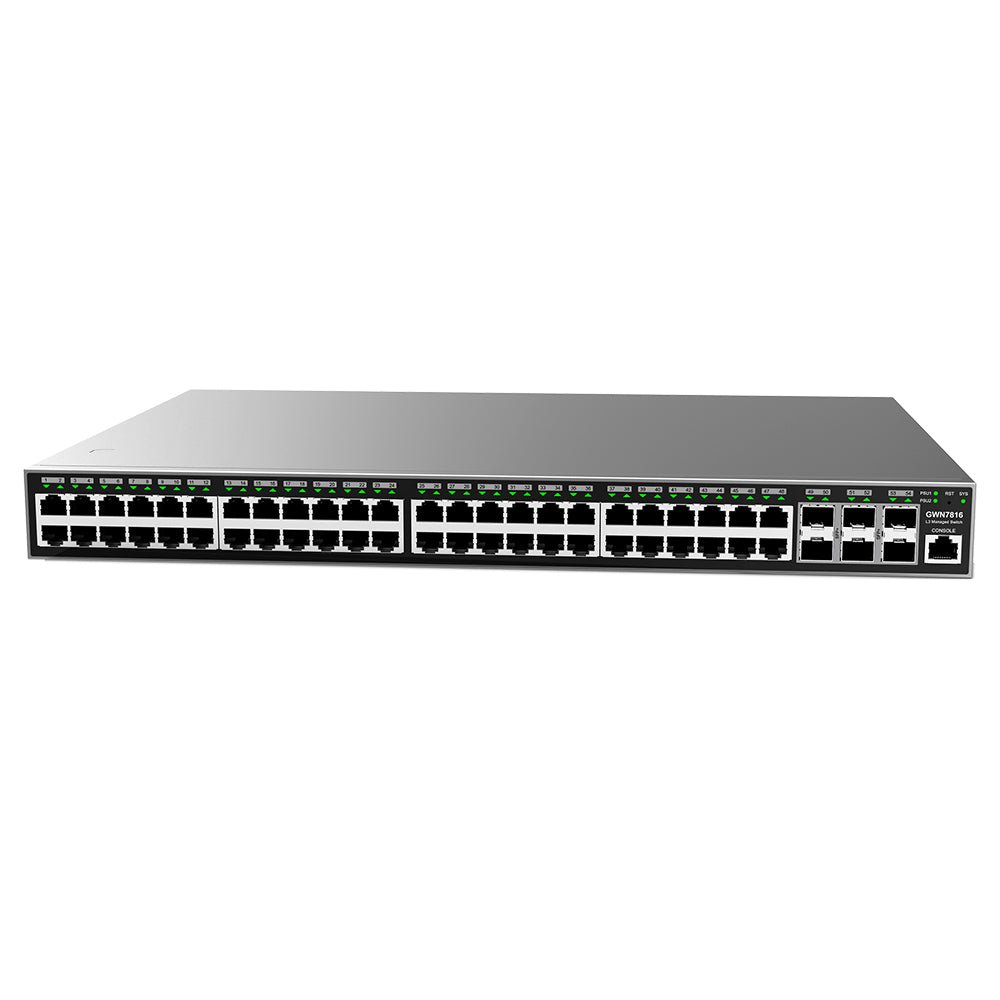 Grandstream GWN7816 48-Port Gigabit Layer 3 Managed Switch GWN7816 - The Telecom Spot