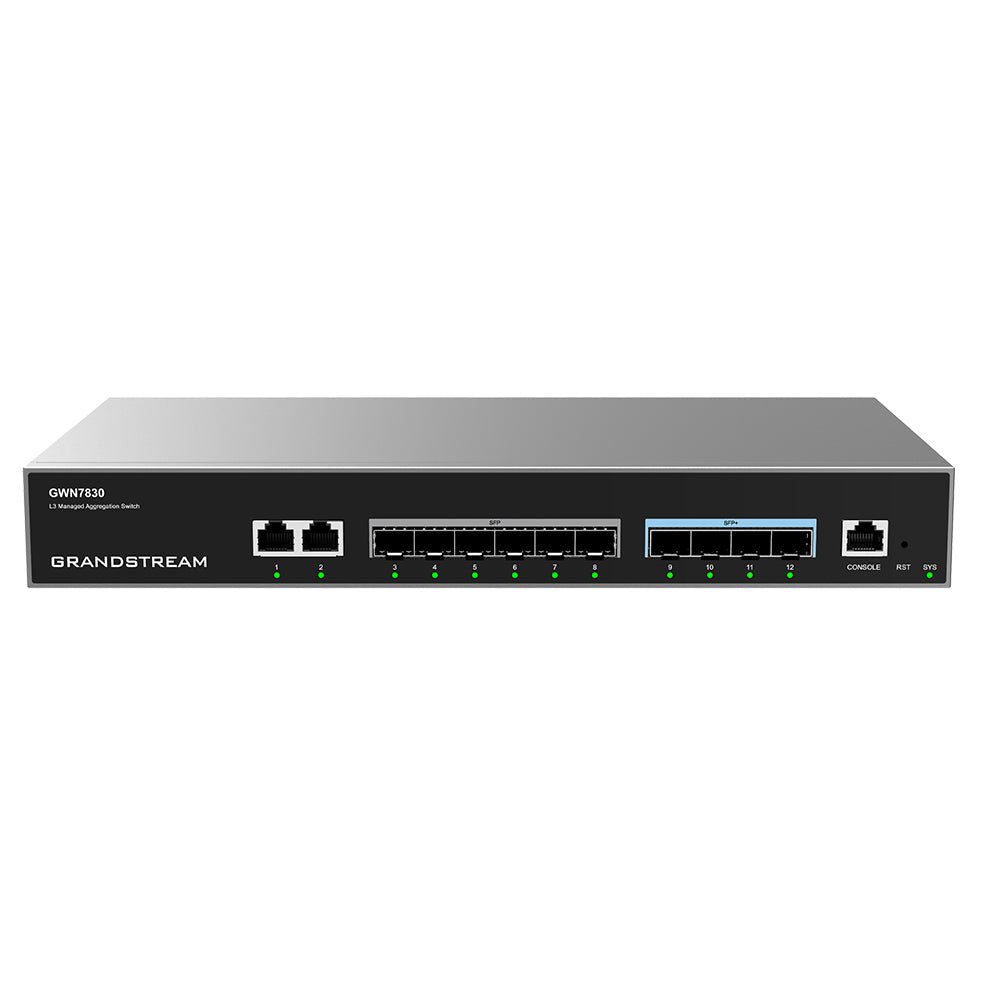 Grandstream GWN7830 Layer 3 Aggregation Network Switch GWN7830 - The Telecom Spot