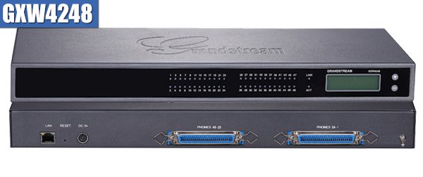 Grandstream GXW4248 v2 - 48 Port FXS Gateway GXW4248-v2 - The Telecom Spot