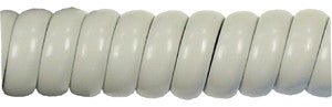 Handset Curly Cord - 25 Feet HC4PIN25FT-PLATINUM - The Telecom Spot