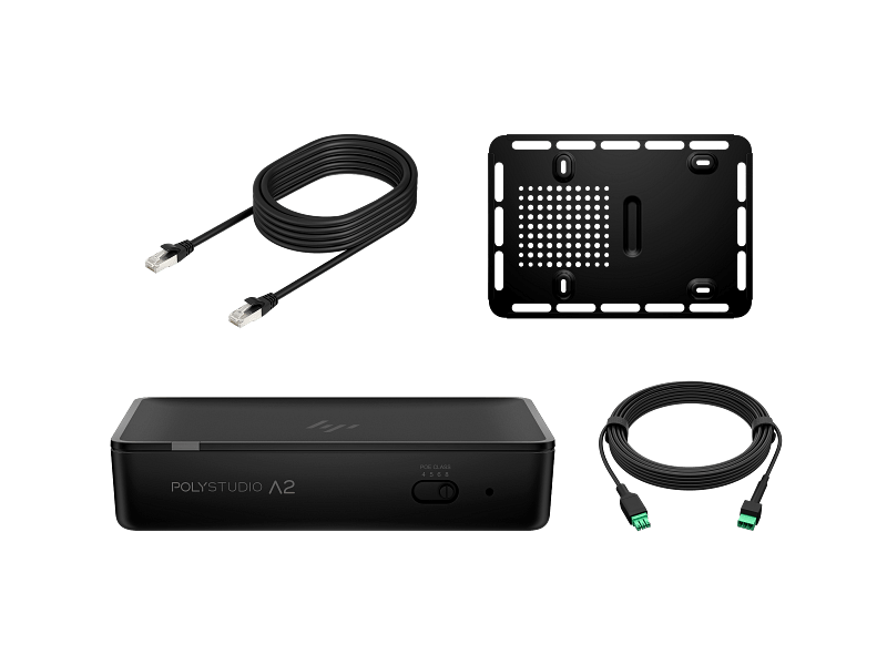 HP Poly Studio A2 Audio Bridge – 32 - Channel Plug - and - Play Audio Expansion for Conference Rooms (B22X2AAAC3) B22X2AAAC3 - The Telecom Spot