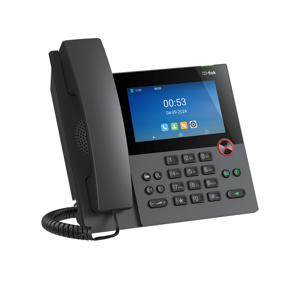 Htek UCV10 Lite Touch - Screen IP Phone – 5" HD SIP Phone with Wi - Fi, Bluetooth UCV10-LITE - The Telecom Spot