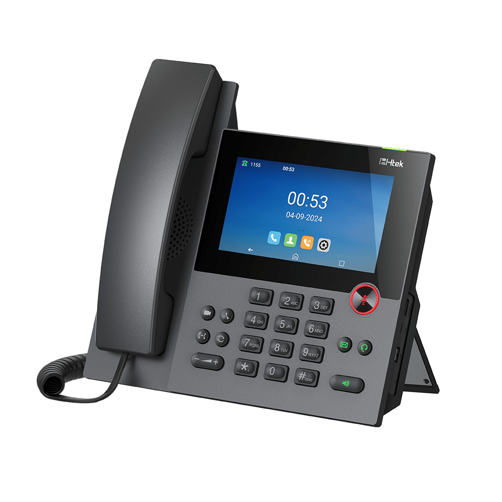 Htek UCV10 Lite Touch - Screen IP Phone – 5" HD SIP Phone with Wi - Fi, Bluetooth UCV10-LITE - The Telecom Spot
