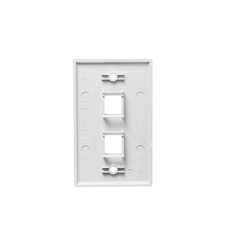 ICC IC107F02WH - 2Port Face White FACE-2-WH - The Telecom Spot