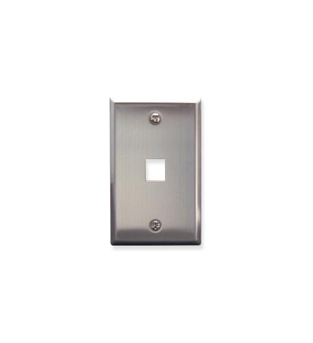 ICC IC107SF1SS 1 Port Face Stainless Steel FACE - 1 - SS - The Telecom Spot