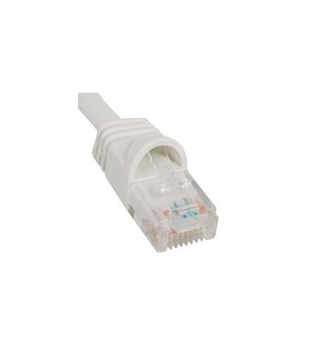 ICC Patch Cord Cat 5E Molded Boot 14 FT White ICPCSJ14WH - The Telecom Spot