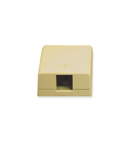 ICC Surface Mount Box 1-Port IC107SB1-IV - The Telecom Spot