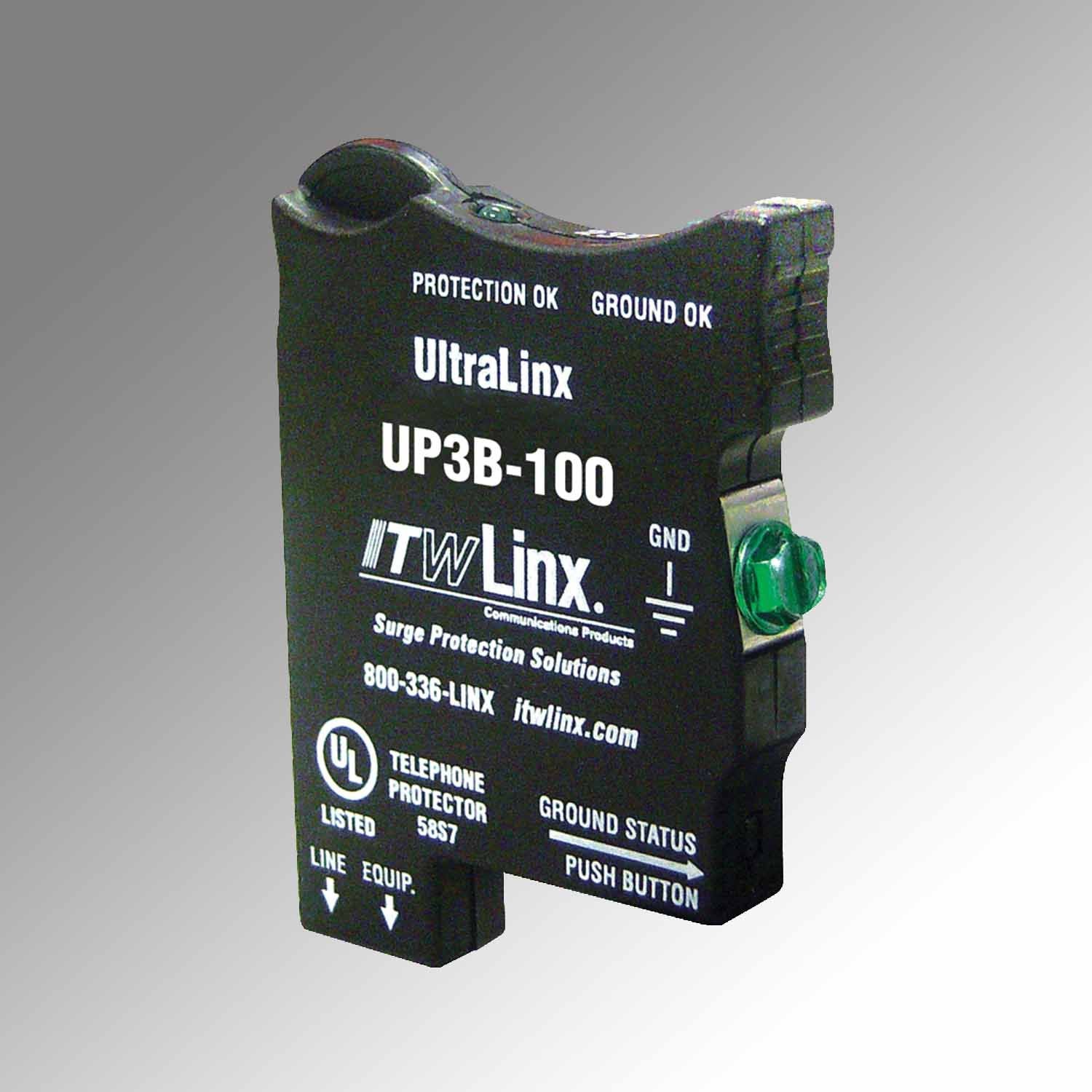 ITW Linx UltraLinx 66 Block 100V Clamp 350mA Fuse ITW-UP3B-100 - The Telecom Spot