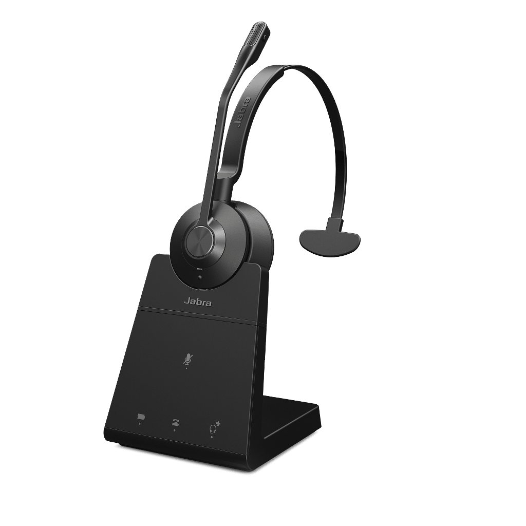 Jabra Engage 45 SE Mono Wireless DECT Headset – Dual Microphone Clarity for Deskphone Calls (9653 - 523 - 125) 9653-523-125 - The Telecom Spot