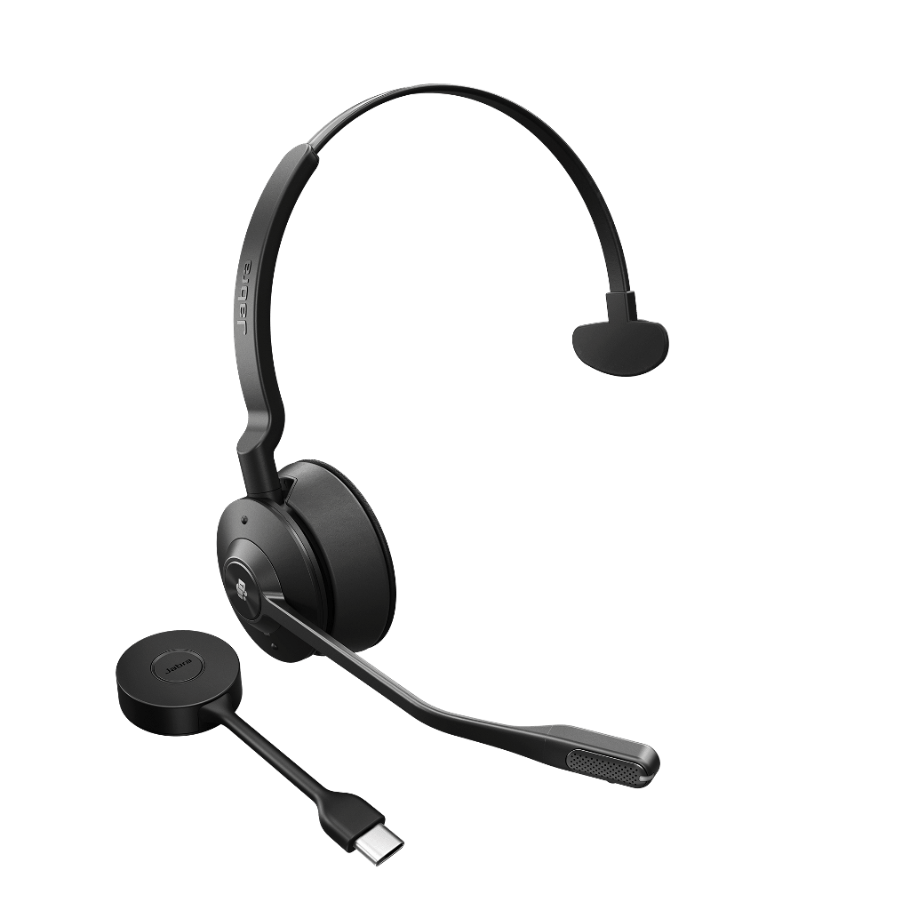 Jabra Engage 55 SE Mono Wireless Headset – Secure DECT Audio SafeTone Protection for Hybrid Professionals 9653-470-125 - The Telecom Spot