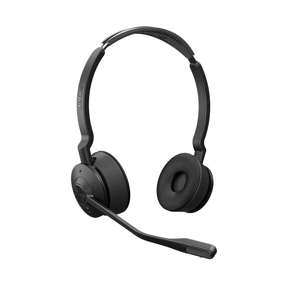 Jabra Engage 75 SE Stereo Wireless Headset – Advanced Noise Cancelling and 13 - Hour Talk Time for Professional Office Calls (9556 - 583 - 125) 9659-583-125 - The Telecom Spot