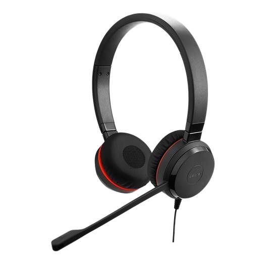 Jabra Evolve 20SE MS Stereo Headset - Leatherette Version 4999-823-309 - The Telecom Spot